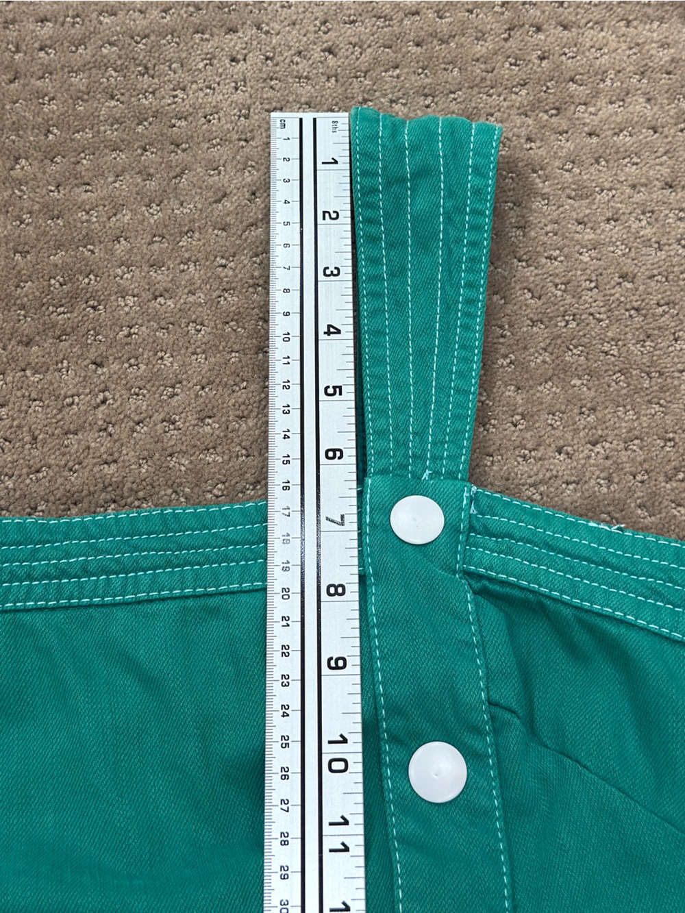 Maeve by Anthropologie Emerald Green Button-Front Midi Dress with Belt - Picture 8 of 12
